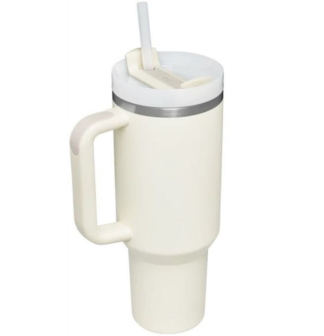 Large capacity 40oz car with straw handle Portable Ice Bully Cup American 304 stainless steel thermos cup_voghion.com