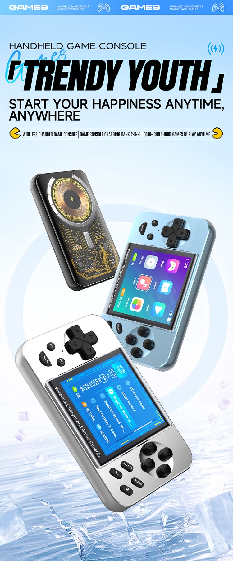 Topleo Portable Electronic Boxing Cheap Handheld Game Console_voghion.com