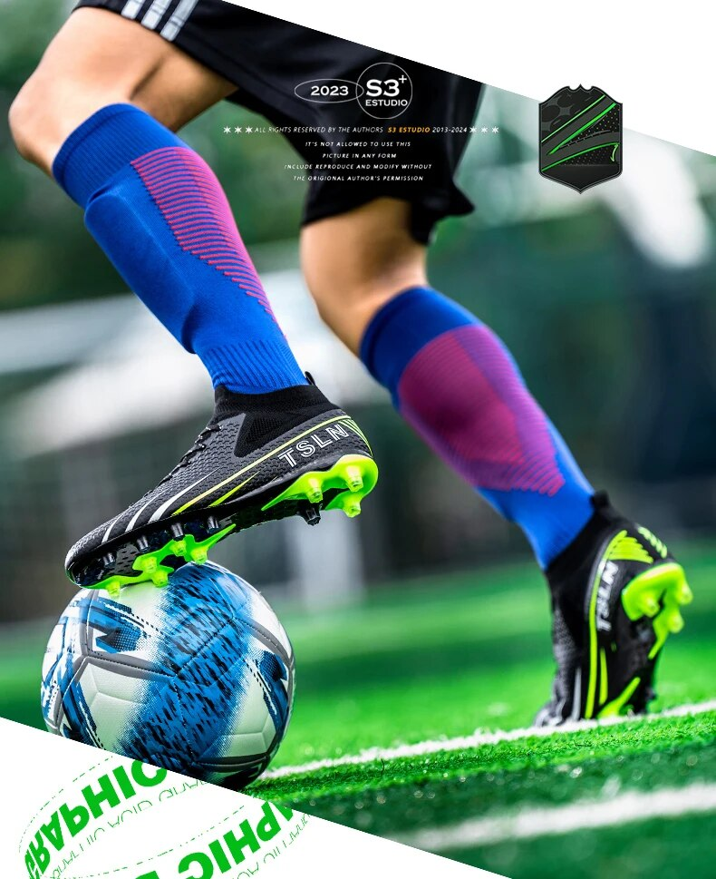 Vīriešu biedrības futbola laukuma zābaki Profesionāli pieaugušo bērnu futbola apavi Augstas kvalitātes zāles treniņu spēles apavi Futsal_voghion.com