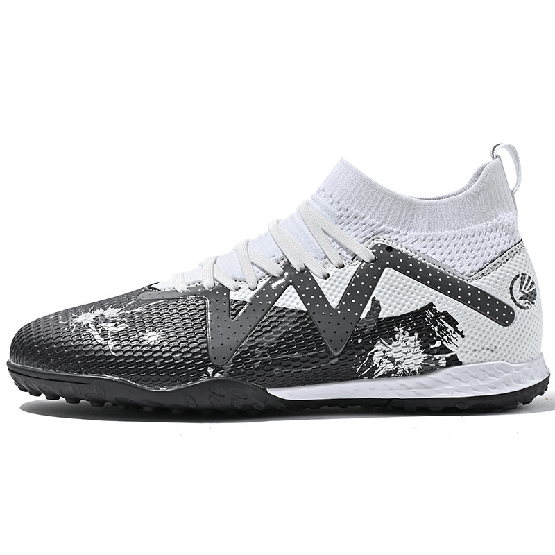 per ragazzi e ragazze, scarpe da calcio alte per bambini, scarpe da calcio per allenamento TF per ragazzi_voghion.com