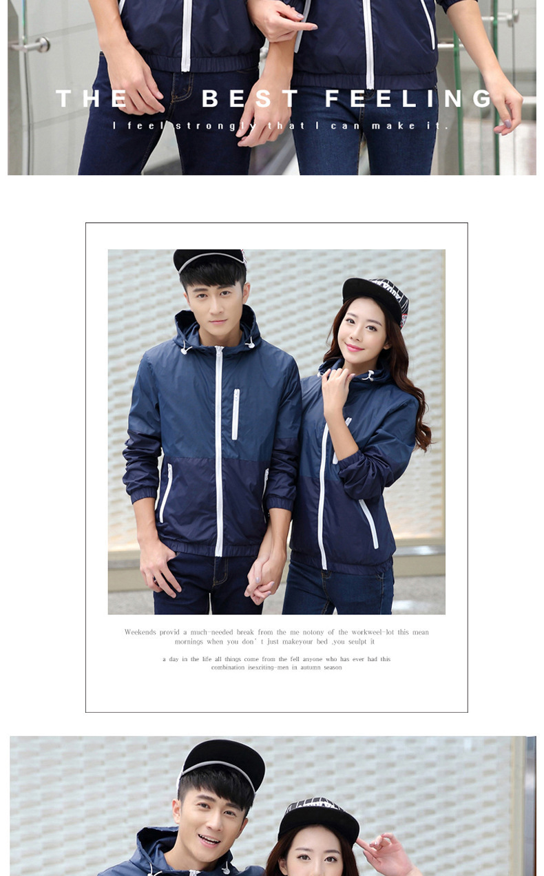 Couple Outfit, Outdoor Casual Light Thin Jacket, Windbreaker Printed Spring Autumn Coat, Class Uniform, Advertising And_voghion.com