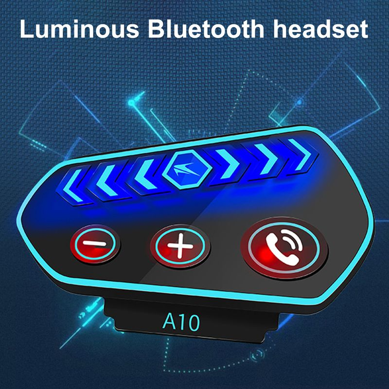 Reduction 5.0 Headphone Interphone Rechargeable Noise Bluetooth-compatible A10 Motor Bike_voghion.com