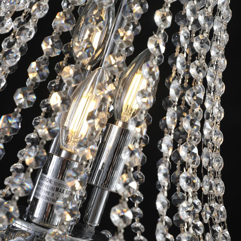 Chromium Color Crystal Chandeliers,Large Contemporary Luxury Ceiling Lighting(Bulb Not Included)_voghion.com