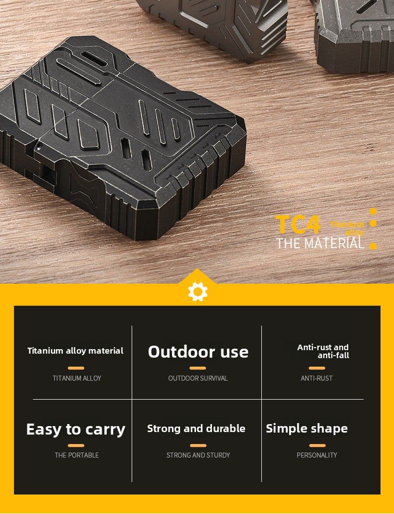 Accendino creativo premium da uomo Mecha EDC in lega di titanio, di alta qualità, in stile cherosene, con personalità_voghion.com