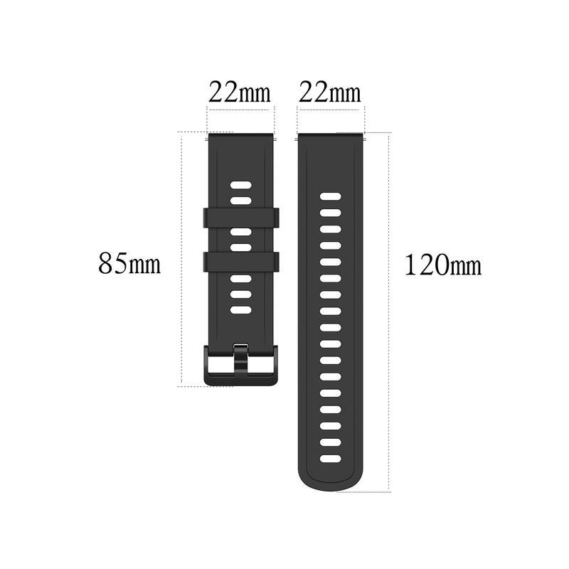 For Xiaomi Huami Amazfit GTR 47mm Smart Watch Band For GTR 2e Silicone strap For Garmin Vivoactive4 22mm Bracelet Strap Correa_voghion.com