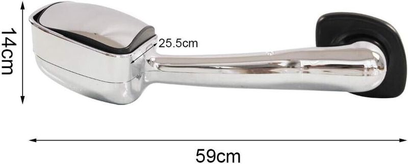 2PCS Hood Mirror Fit For Freightliner Cascadia 2008-2016,Pair Hood Mirrors Kit Trucks Driver Left And Passenger Side Pair (Chrome)_voghion.com