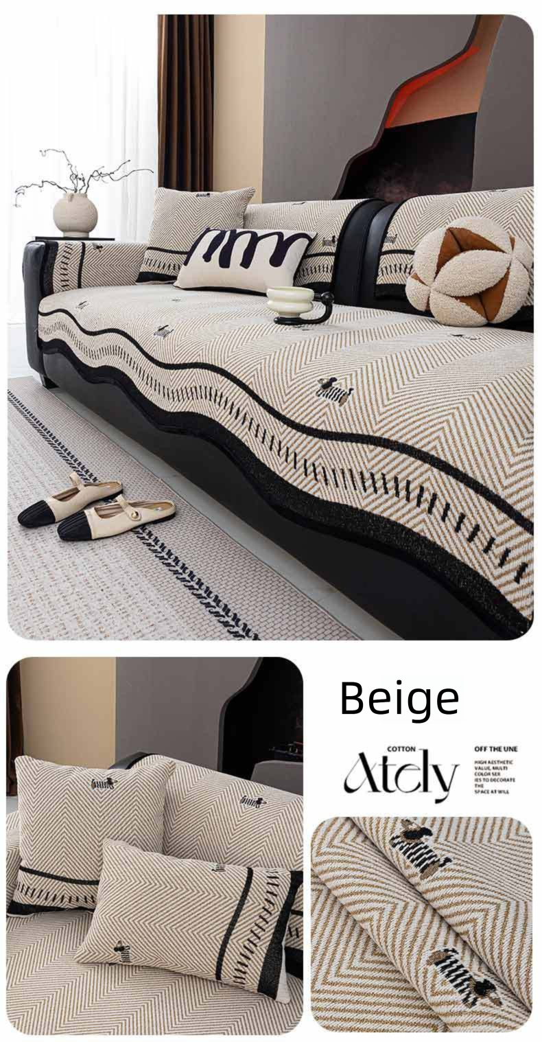 Divano in ciniglia irregolare in stile francese, di alta qualità, leggero, di lusso, antiscivolo, antigraffio, per tutte le stagioni_voghion.com