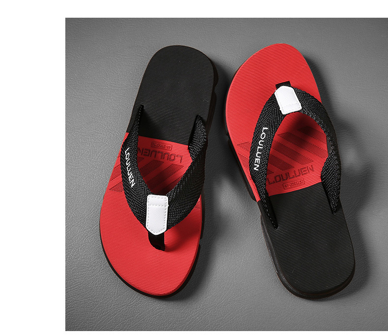 Lu Luan Sommer-Flip-Flops mit dicker Sohle, Sandalen für Herren, rutschfest, stilvoll, neue Strandschuhe_voghion.com