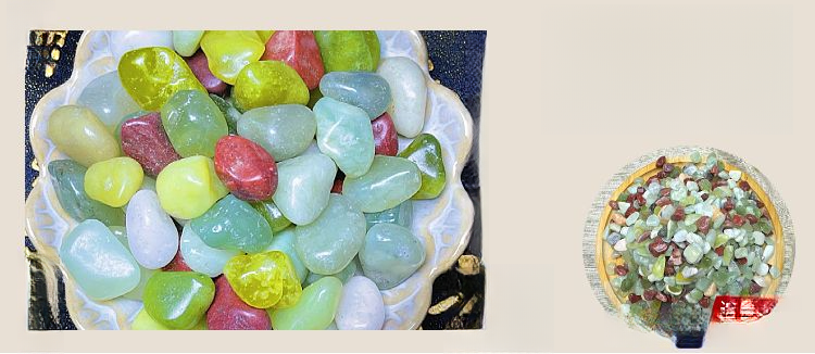 Xiuyu Gravel Base Sand For Fish Tank Landscaping, Hydroponic Stones, Decorative Natural Rain Flower Stones_voghion.com