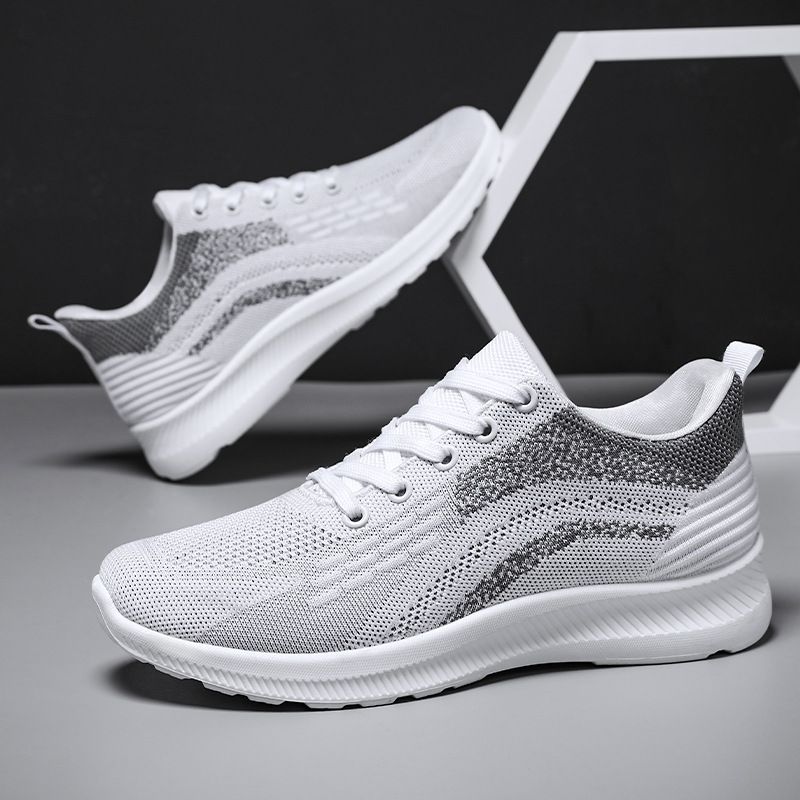 Pantofi sport pentru bărbați, de primăvară, cu șiret simplu, cu dantelă, casual, respirabili_voghion.com