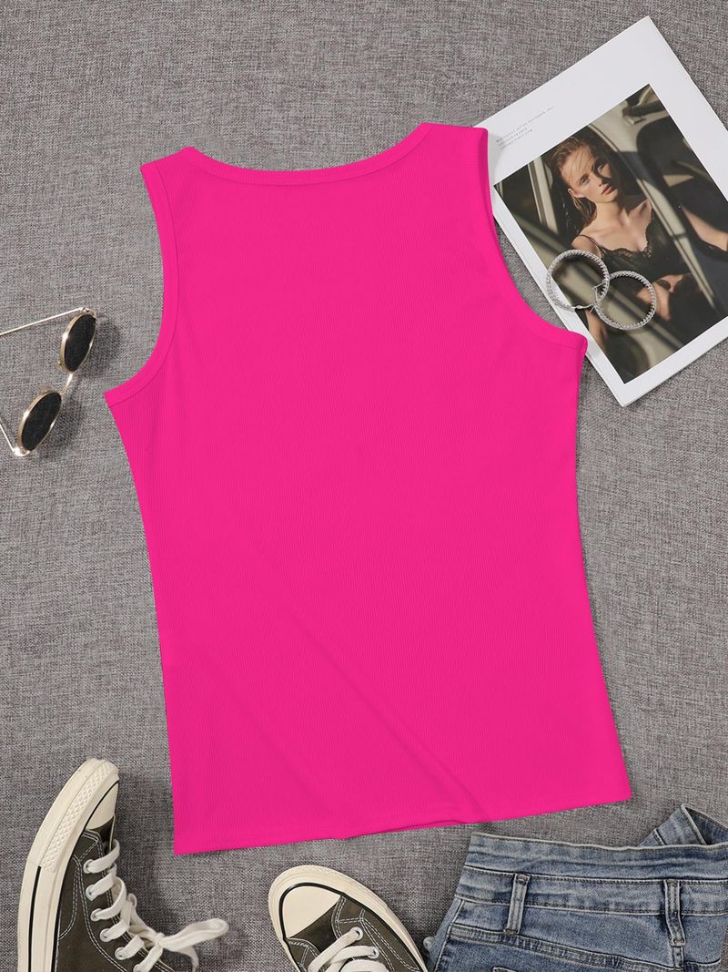 Basic katoenen tanktop - onmisbaar voor dagelijks gebruik_voghion.com