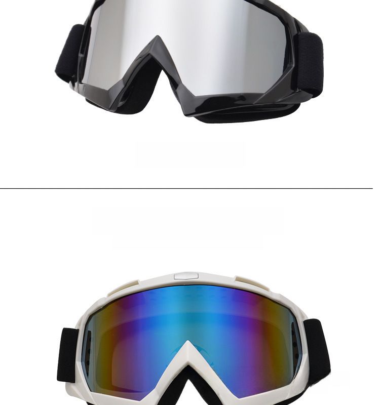 Cycling Eyewear Motorcycle Goggles Outdoor Motorcycle Goggles Cross-country Goggles Helmet Glasses Single-layer Ski Goggles Riding Glasses_voghion.com