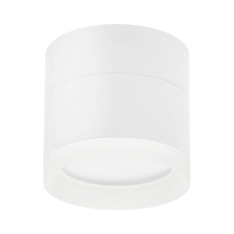 Glitzerlife Aufbauspot LED Aufbaustrahler Rund - Weiß Deckenstrahler 5W Kleine Spots Aufbauleuchte GX53 Warmweiß Flach Aufputz Strahler 3000K Acryl Deckenlampe_voghion.com