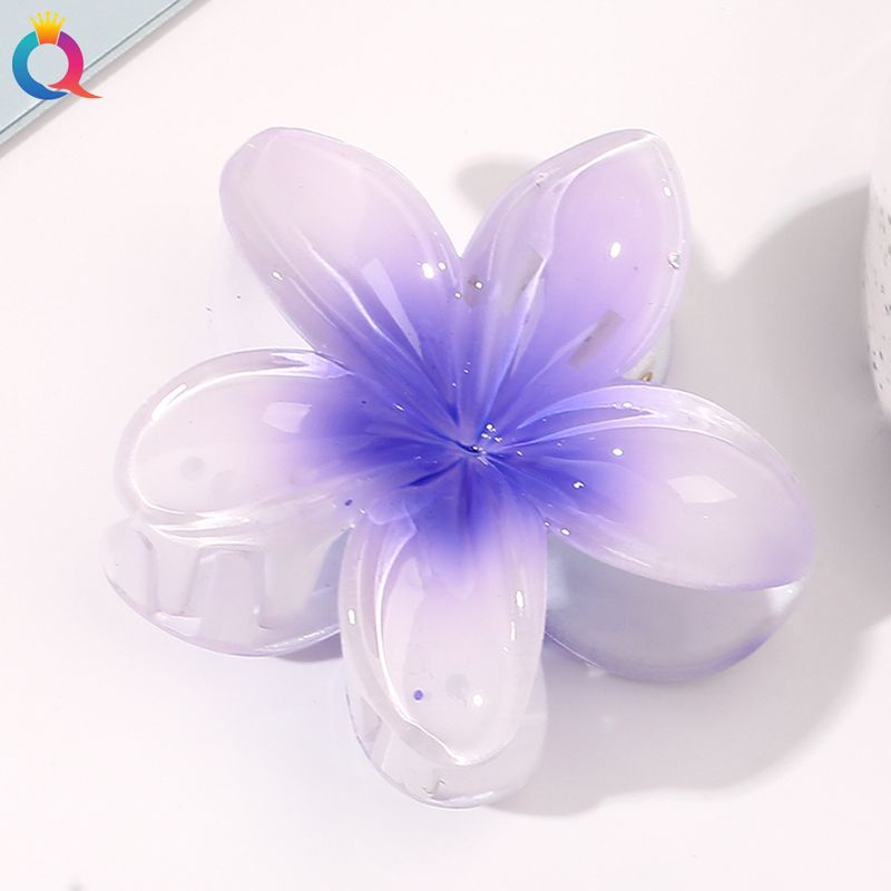 Accesorios para el cabello de mujer: pinzas de plástico con forma de flor dulce_voghion.com