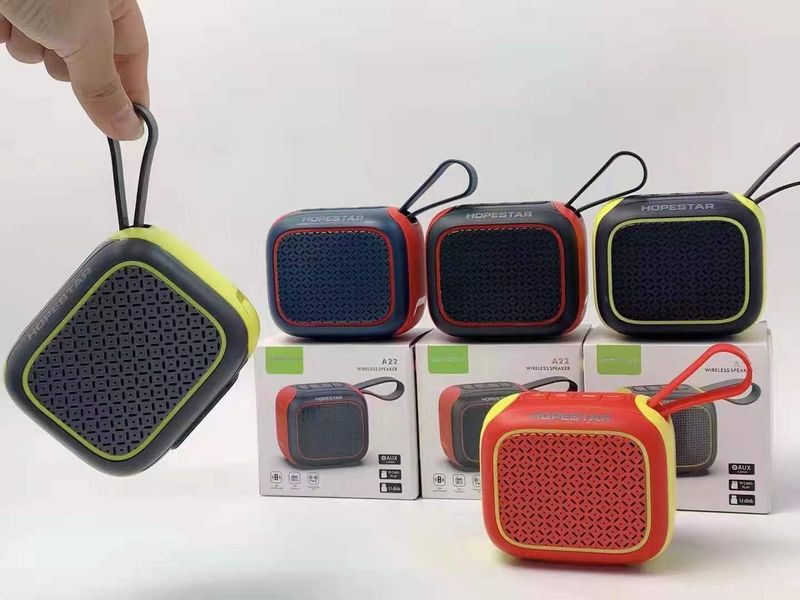 HOPESTAR A22 Alto-falante Bluetooth ao ar livre portátil subwoofer portátil 1+1 Couplet Presente criativo_voghion.com
