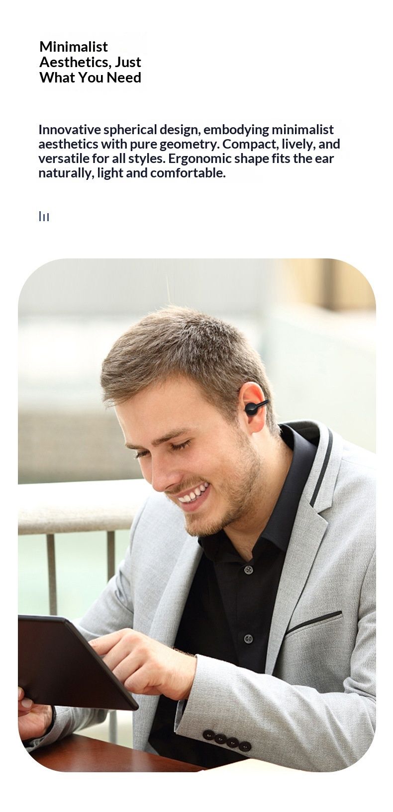 NeoGear AI Translation G126 Earphones Non-In-Ear Long Battery Life Gaming Sports Q72 Q71 Ear Clip Bluetooth 5.4_voghion.com