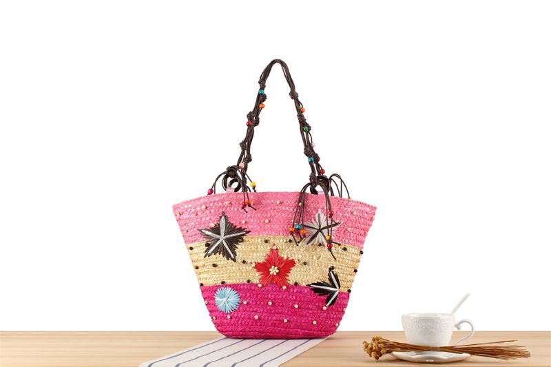Dammetaschen Eendeel Dropshipping Neie Stil Handgemaachte Broderie Séistär Stréibeutel Perlen Gewieft Damenhandtasche Schëllerbeutel_voghion.com