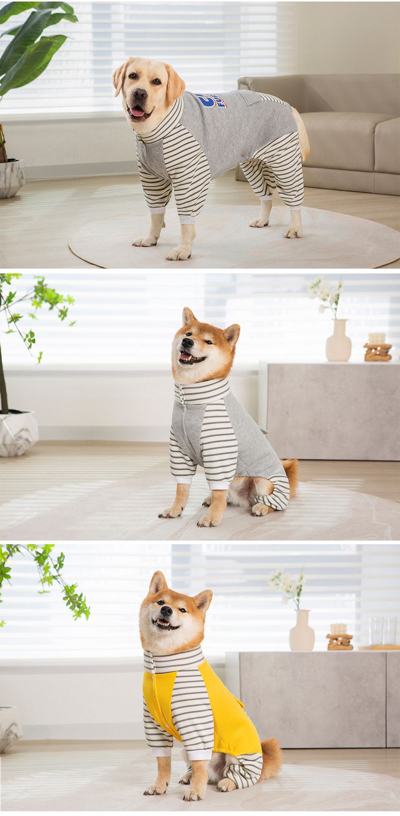 Winter warme grenzüberschreitende vierbeinige mittelgroße und große Hunde kältebeständiges Fleece-gefüttertes Labrador Golden Retriever Haustier Hundekleidung Großhandel_voghion.com
