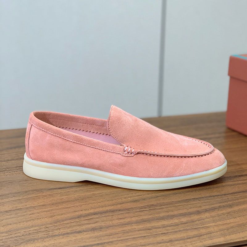 Le Fu - Zapatos planos de pareja, cómodos, informales, grandes, de un solo paso, 2024_voghion.com