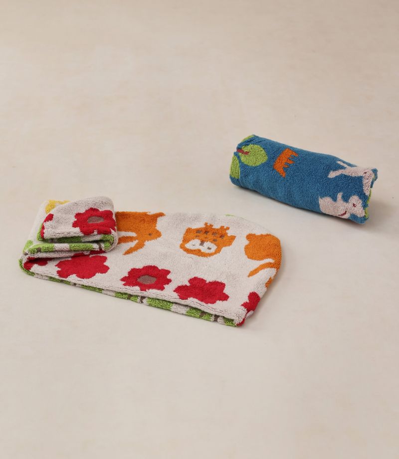 Lillian Neue doppelseitige Frottee-Haarhaube aus garngefärbter, saugfähiger Baumwolle mit langen Stapelfasern_voghion.com