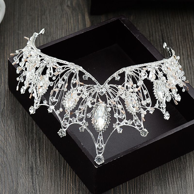 Accessori per capelli in cristallo atmosferico con corona barocca retrò europea e americana transfrontaliera fatta a mano all'ingrosso in magazzino_voghion.com