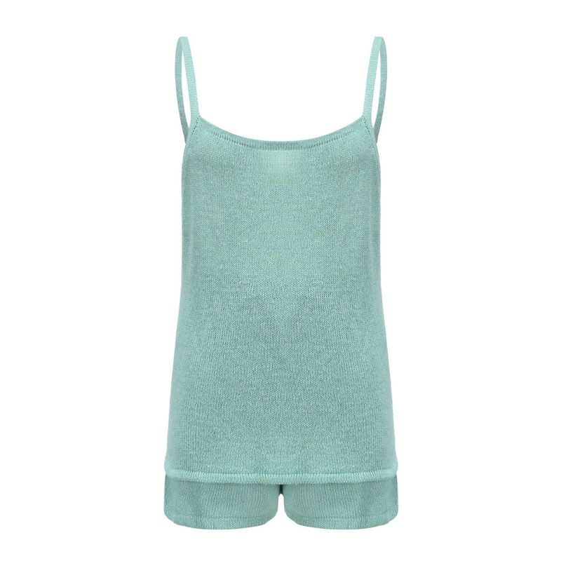 Set di maglioni con bretelle in tinta unita sexy e alla moda estiva da donna 2025, molto venduti_voghion.com