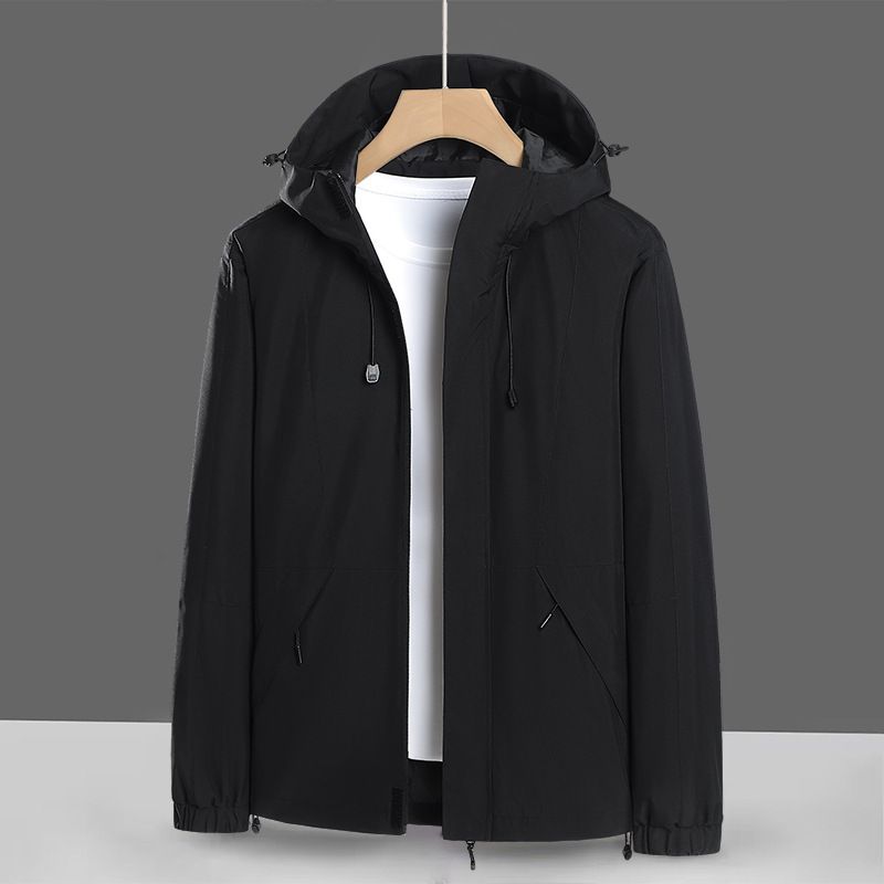 Giacca da alpinismo per coppie all'aperto, con cappuccio staccabile, antivento e impermeabile, per adolescenti_voghion.com