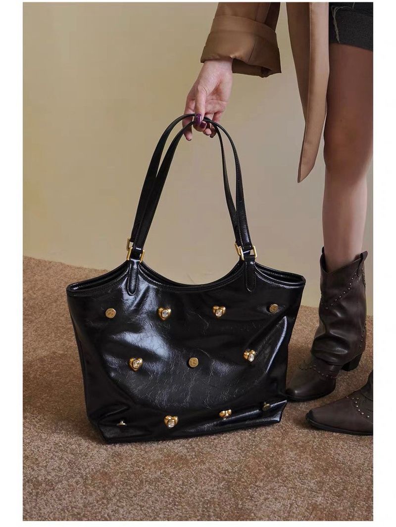 Borsa a tracolla monospalla in stile western versatile da donna, 2024, nuova, di grande capacità, stile retrò e semplice, per pendolari_voghion.com