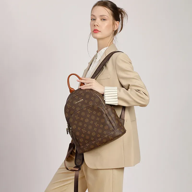 Borsa firmata MKF, spedizione gratuita, zaino leggero, lussuoso, di alta qualità, alla moda, di grande capacità, classico, versatile, vintage_voghion.com