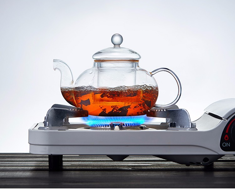 Tetera de vidrio resistente al calor de 400 ml/1000 ml, tetera de flores, juego de té de kung fu, colador de té, infusor, tetera de cebada Puer-Oolong._voghion.com