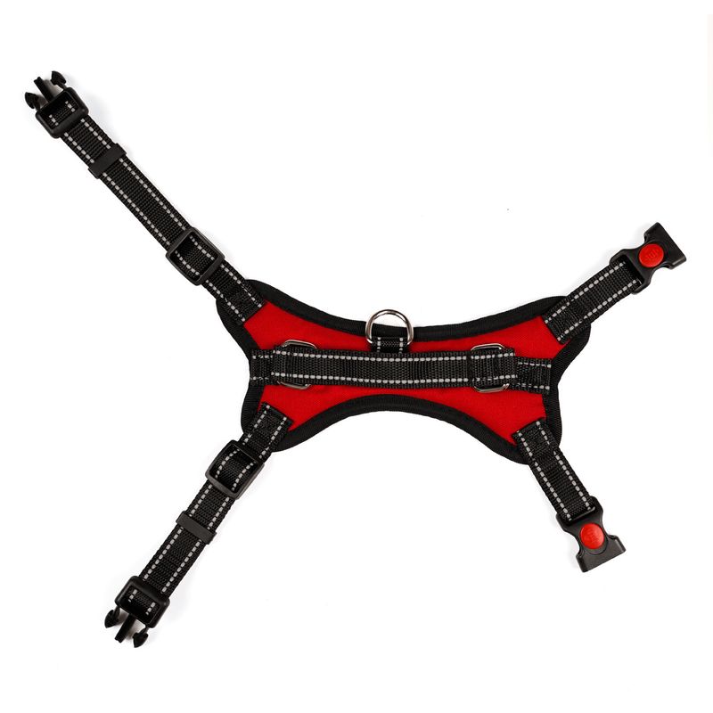 Coleira estilo colete e gato, anti-fuga, estilo sela, corrente, malha respirável, coleira para passear com cães_voghion.com
