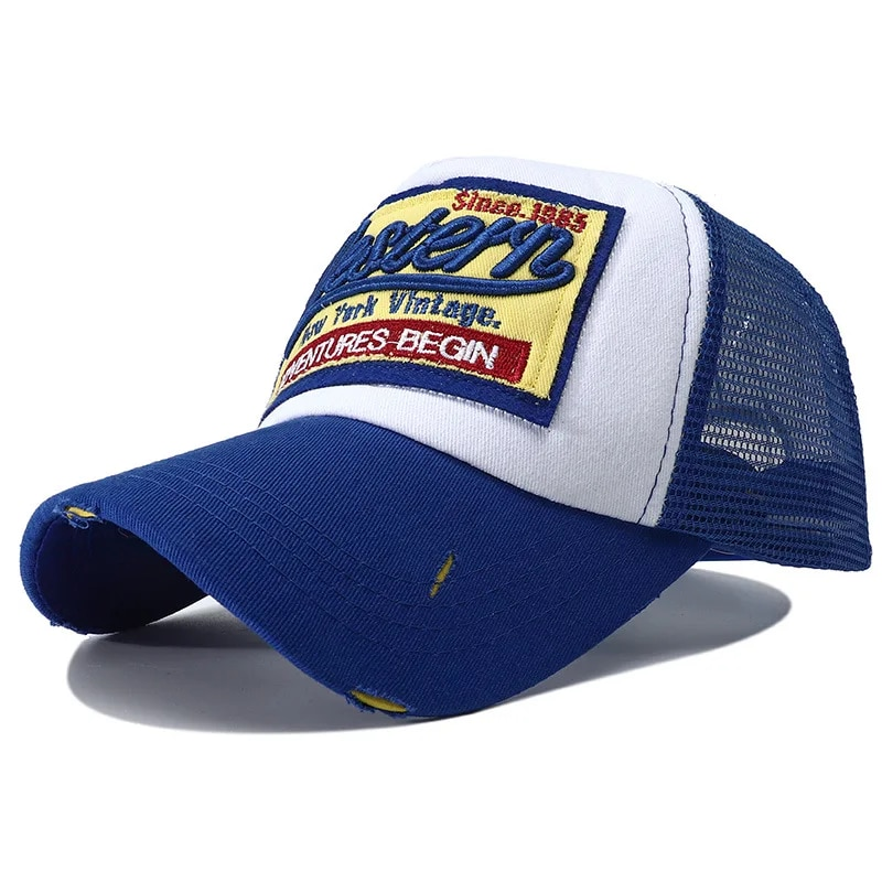New Letter Embroidery Baseball Cap Men with Mesh Snpabck Hat Chapeau Homme Summer Breathable Y2K Trucker Hats for_voghion.com