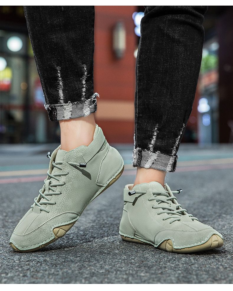 Martin Boots Frühling und Sommer High Top Octopus Herrenschuhe Herren Casual Short Boots_voghion.com