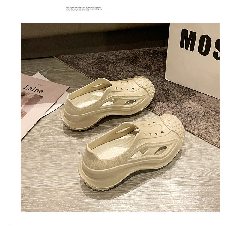 2024 neue Sandalen im Sommerstil mit Plateausohle und weicher Sohle, Strandsandalen zum Reinschlüpfen, stille Paarschuhe_voghion.com