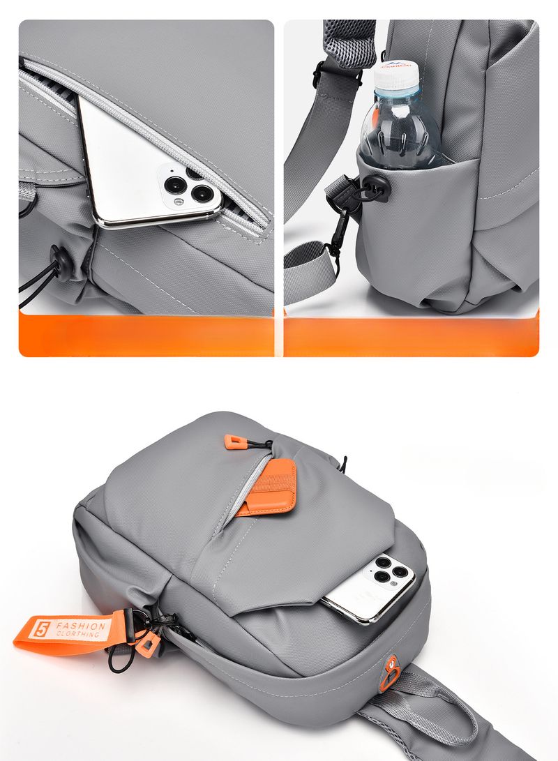 Borsa a tracolla singola casual da uomo, borsa a tracolla per pendolari, borsa da viaggio portatile, impermeabile, in pelle_voghion.com