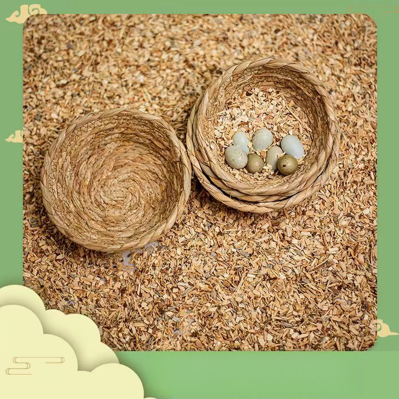 Pipa Kaninchen Rutin Huhn Zucht Box Liefert Hideaway Nest Papagei Gras Gewebt Universal Für Kleine Vögel_voghion.com