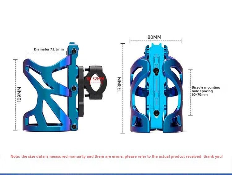 Texte rapide Accessoires de voiture Moto Boisson Vélo Vélo électrique Tasse Porte-bouteille d'eau Pièces de modification_voghion.com