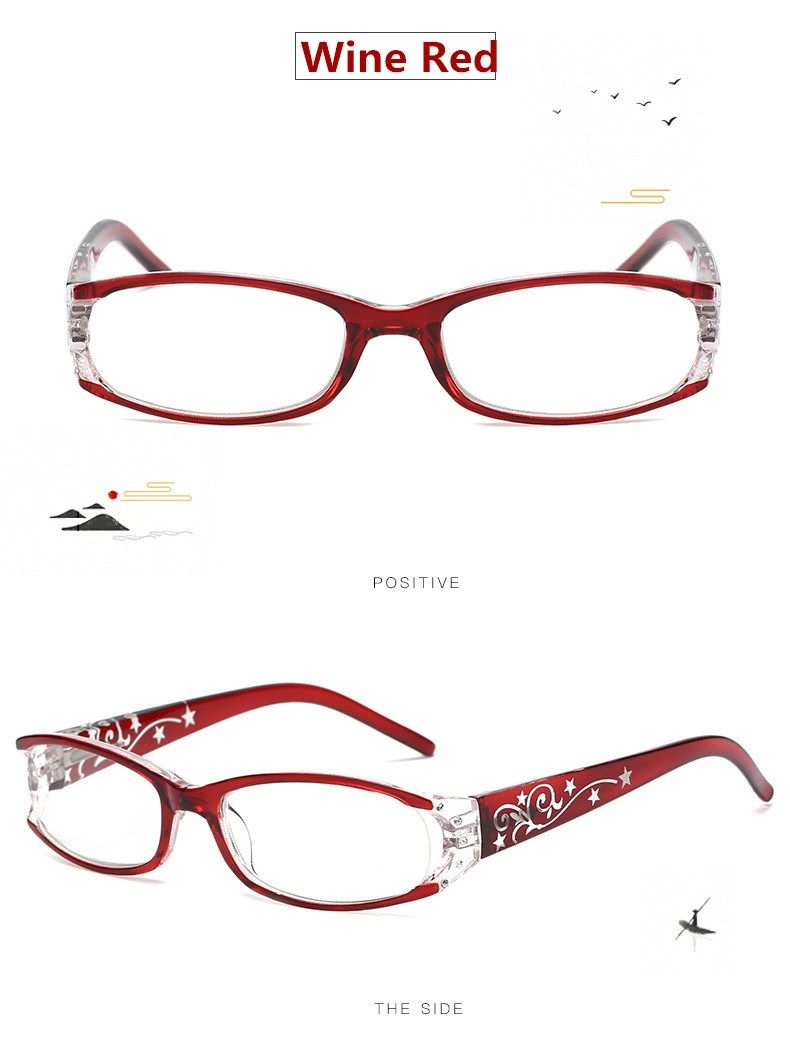 Occhiali da lettura Cat Eye da donna, modello retrò, presbiti, con montatura in resina, diottrie +1,0 +1,5 +2,0 +2,5 +3,0 +3,5_voghion.com