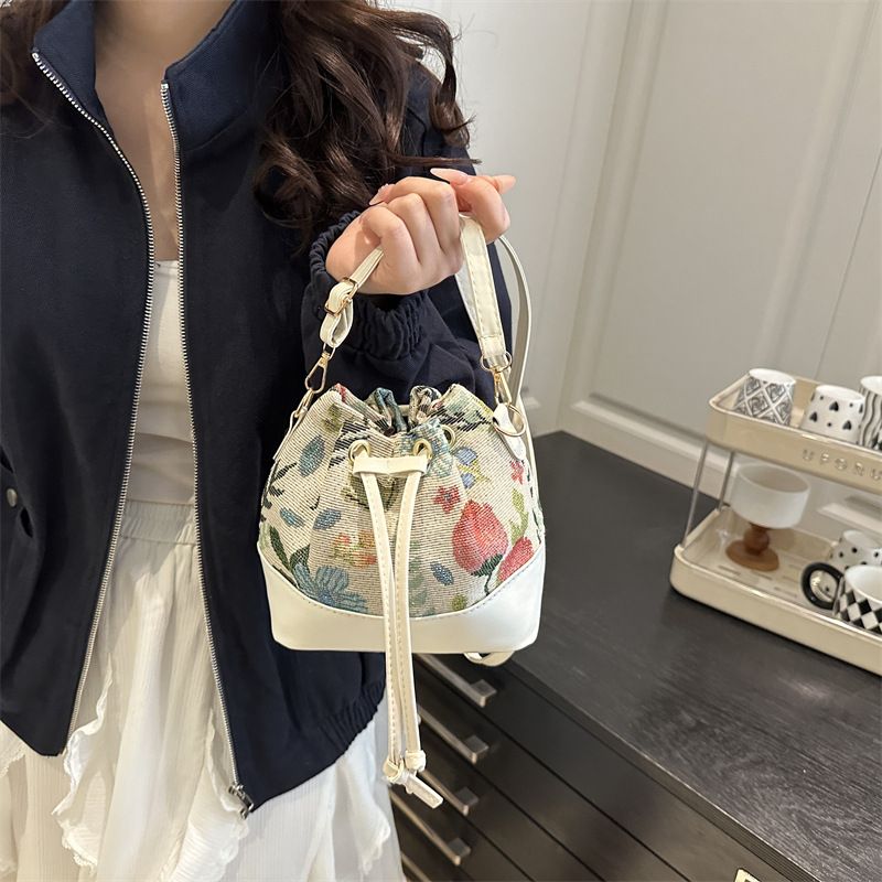 Borse da donna alla moda 2025, nuova borsa a tracolla a secchiello casual in stile etnico alla moda, da pendolare_voghion.com