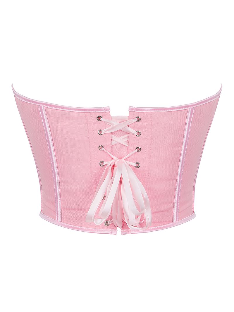 Women's Intimates Frosted Tube Top Body Shaper Female Sexy Waist Palace Corset_voghion.com