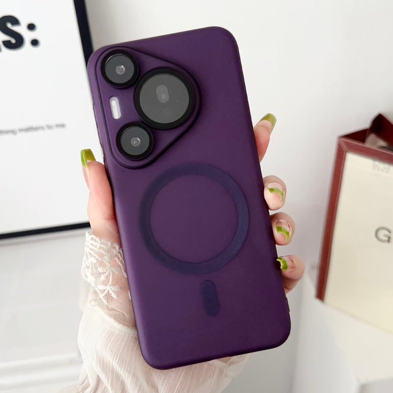 Ultradünne PC Ice Fog-Telefonhülle für Huawei Pura 70 Mate 60 Pro Ultra Magnetic für Magsafe Wireless Charge Hard Cover_voghion.com