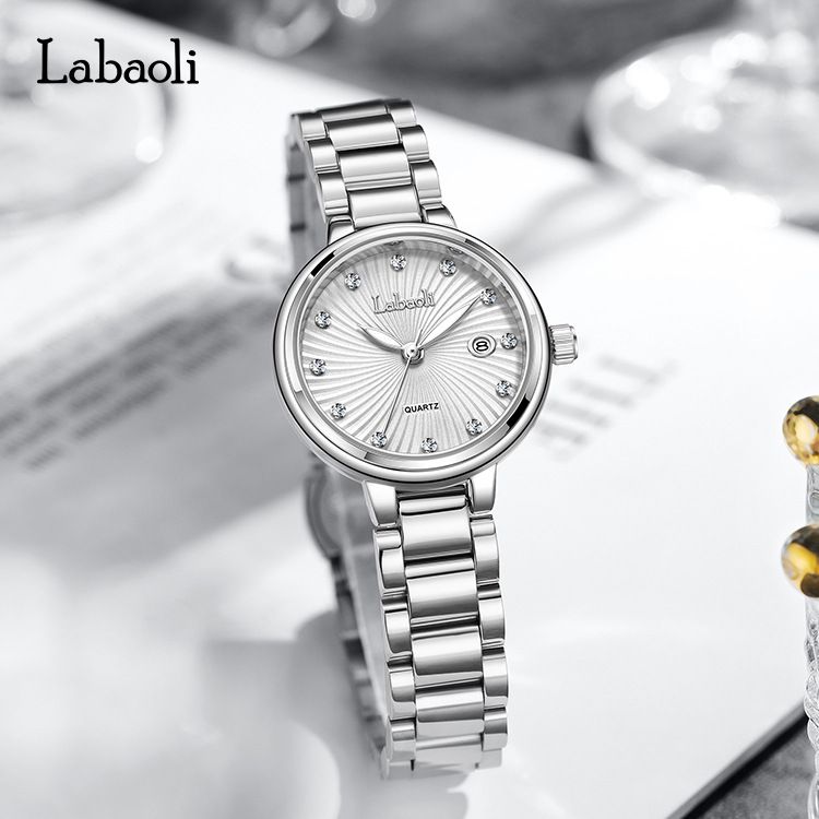 Labaoli Marke Exquisite Elegante Schöne Funkelnde Quarz Wasserdichte Damenuhr_voghion.com
