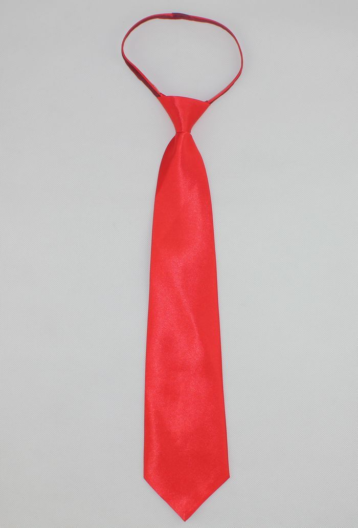 Cravatta da lavoro e attività sportiva nera con cerniera grande rossa da donna e uomo_voghion.com