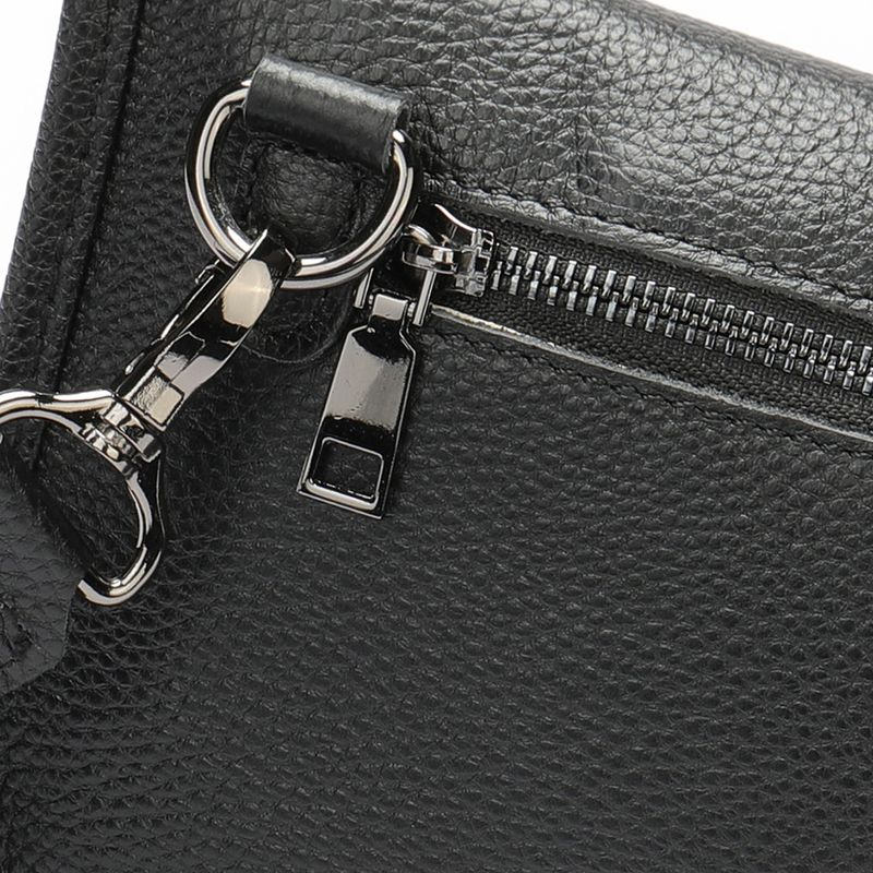 echtem Leder, coole Herrentasche, trendige One-Shoulder-Tigerkopftasche, Umhängetasche aus Rindsleder_voghion.com