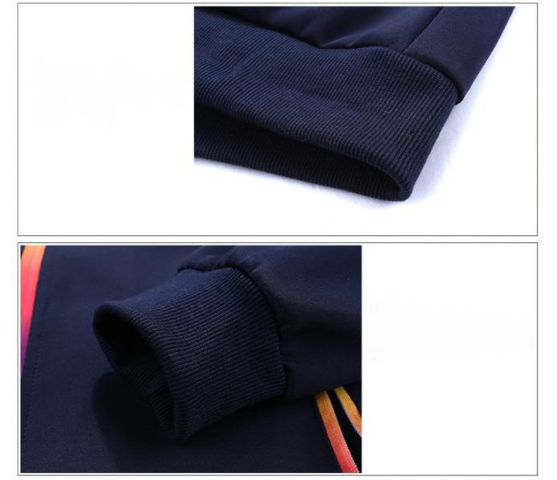 Conjunto de outono masculino 2023, nova moda coreana, conjunto esportivo casual masculino, manga comprida, conjunto de duas peças_voghion.com
