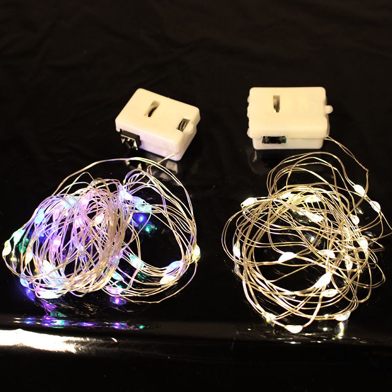 Decorative LED String Lights - Warm White & Multi-Color, Battery-Powered With Switch, Perfect For Cake, Flowers, Gift Boxes_voghion.com