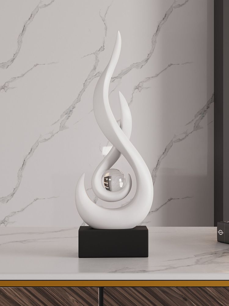 Light High End Flame Play Beads Ornaments Office Living Room TV Wine Cabinet Decoration Crafts Housewarming Gift_voghion.com