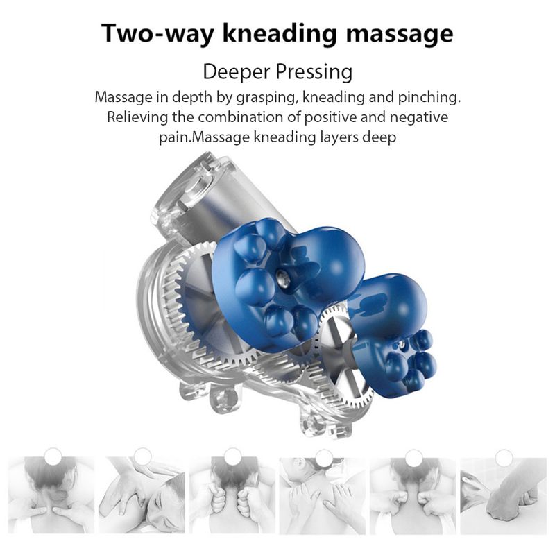 U-förmiges Nackenkissen, Heizung, Vibration, Kneten, elektrisches Nacken- und Schultermassagegerät, Schutz, Rela-Massagegerät_voghion.com