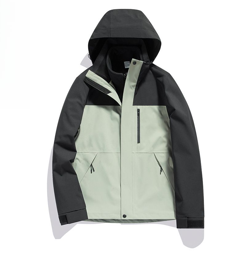 3-in-1 Jacket For Men And Women Winter Two-Piece Set Detachable Windproof Waterproof National Standard Heat-Sealed_voghion.com