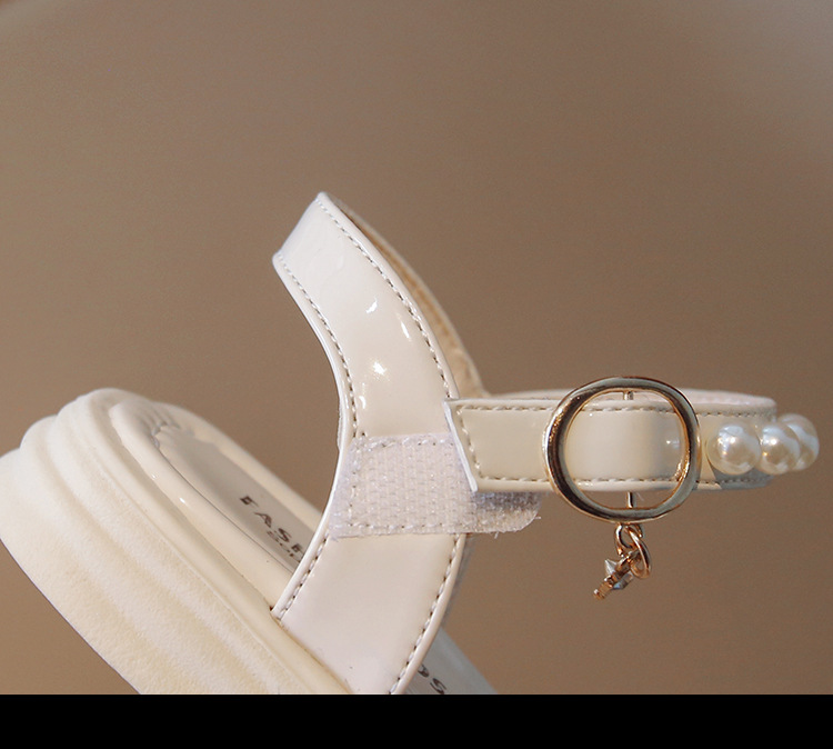 Sandales d'été à semelle souple pour filles, chaussures de princesse et à la mode, à bout ouvert, avec nœud, nouvelle collection_voghion.com